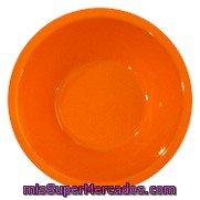 Bols Plástico Naranja 15 Cm Carrefour Home 6ud