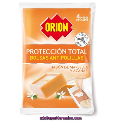 Bolsa Antipolillas Jabón De Marsella Orion 20 Ud.