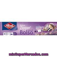 Bolsa Zipper Perfumería Con Cremallera Albal, Caja 5 Unid.