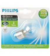 Bombilla Ecoclassic 42we27 Esférica Philips