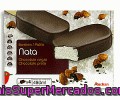 Bombón Helado Gigante De Chocolate Negro Auchan Pack De 4 Unidades De 120 Mililitros