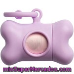Bon Ton Porta Bolsas Higiénicas Para Perros Color Lila Medidas 6x3x4 Cm 1 Unidad