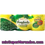 Bonduelle Guisantes Al Natural Muy Finos Pack 3 Latas 120 G Neto Escurrido