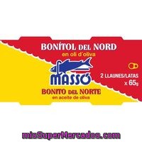 Bonito De Aceite De Oliva Masso, Pack 2x140 G