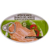 Bonito Del Norte En Aceite De Oliva Virgen Carrefour 72 G.