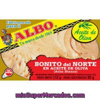 Bonito En Aceite De Oliva Albo, Lata 112 G