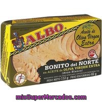 Bonito En Aceite De Oliva Virgen Extra Albo, Lata 112 G