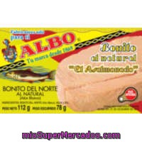 Bonito Natural Asalmonado Albo, Lata 78 G