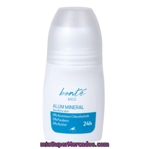 Bonte Desodorante Roll On Con Mineral De Alumbre 0% Alcohol Roll- On 50 Ml