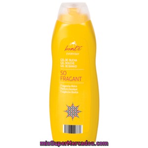 Bonte Gel De Ducha Fragancia Clásica Piel Normal Bote 750ml