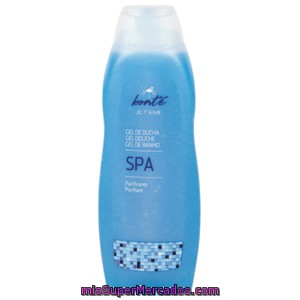 Bonte Gel De Ducha Spa Purificante Piel Normal Botella 750 Ml