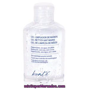 Bonte Gel Limpiador Manos Alcohol Higienizante Botella 100ml