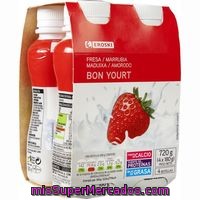 Bonyourt De Fresa Eroski, Pack 4x180 G