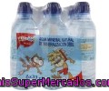 Botellas De Agua Mineral Con Tapón Sport Rik&rok Pack De 6 Unidades De 33 Centilitros