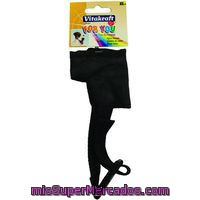 Bozal De Nylon Talla L-xl 21 Cm Negro Vitakraft, Pack 1 Unid.