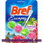 Bref Wc Desinfectante Poder Activo Hawai Hibiscus Colgador