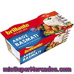 Brillante Arroz Basmati Cocido Aromático Del Himalaya Para Guarnición Pack 2 Envases 125 G