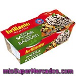 Brillante Arroz Basmati Salvaje Cocido Para Guarnición Pack 2 Envases 125 G