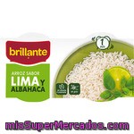 Brillante Arroz Cocido Sabor Lima Y Albahaca Pack Envases 125 G