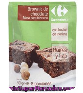 Brownie De Chocolate Con Trocitos De Avellanas Carrefour 550 G.