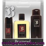 Brummel Eau De Cologne Masculina Frasco 500 Ml + Gel De Baño Bote 400 Ml + Desodorante Spray 200 Ml