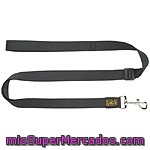 Bub's Correa Extensible Para Perros Color Negro Medida 25 Mm 1 Unidad