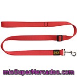 Bub's Correa Extensible Para Perros Color Rojo Medida 25 Mm 1 Unidad