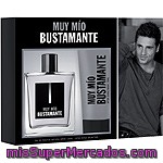 Bustamante Muy Mío Eau De Toilette Natural Masculina Spray 100 Ml + Bálsamo After Shave Tubo 75 Ml