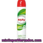 Byly Desodorante Organic Extra Fresh Con Menta Y Té Verde Ecológicos Tonifica Y Refresca Spray 200 Ml Sin Manchas Blancas