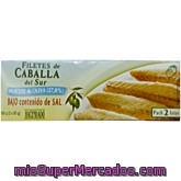 Caballa Sur Filete Aceite Oliva Baja En Sal, Hacendado, Lata Pack 2 X - 180 G Escurrido 130 G