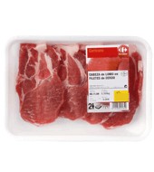 Cabeza De Lomo De Cerdo Fileteada Carrefour Bandeja De 450.0 G. Aprox