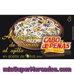 Cabo De Peñas Angulas De Surimi Al Ajillo En Aceite De Oliva Lata 50 G Neto Escurrido