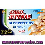 Cabo De Peñas Berberechos De Holanda Al Natural Lata 63 G Neto Escurrido 45-55 Piezas