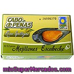 Cabo De Peñas Mejillones En Escabeche De Las Rías Gallegas Ecológicos 8-12 Piezas Lata 69 G Neto Escurrido