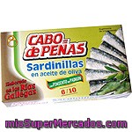 Cabo De Peñas Sardinillas En Aceite Oliva Con Pimiento De Padrón Lata 60 G Neto Escurrido