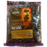 Cacahuete Bañado Chocolate Negro, Hacendado, Paquete 250 G