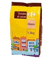 Cacao Soluble Carrefour 1,5 Kg.