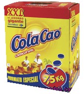 Cacao soluble cola cao 7,5 kg., precio actualizado en todos los supers