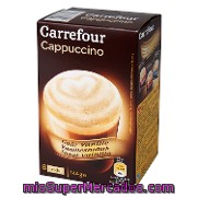 Café Cappuccino Soluble Con Vainilla Carrefour 144 G.