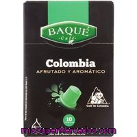Café Colombia Baqué, Caja 10 Monodosis