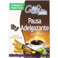 Café Con Guarana Cellislim, Caja 16 Sobres