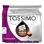 Café Espresso Clásico Tassimo 24x60 Ml.