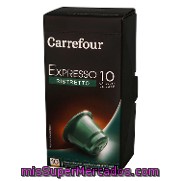 Café Espresso Ristretto En Cápsulas Carrefour 10 Ud.