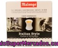 Café Expresso En Monodosis Al Estilo Italiano Malongo 12 Unidades. Este Tipo De Capsulas De Café Son Para Máquinas Nespresso De Malongo.