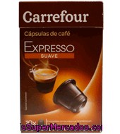 Café Expresso Suave En Cápsula Carrefour 10 Cap