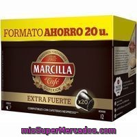 Café Extra Fuerte 12 Marcilla, Caja 20 Monodosis