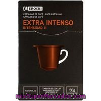 Café Extra Intenso Eroski, Caja 10 Monodosis