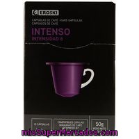 Café Intenso Eroski, Caja 10 Monodosis