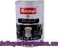 Café Molido Al Estilo Italiano Malongo 250 Gramos