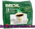 Café Molido De Tueste Natural En Monodosis De Origen Brasil (100% Arábica) Auchan 18 Unidades 125 Gramos. Este Tipo De Capsulas De Café Son Para Máquinas De Monodosis Blandas.